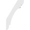 Ekena Millwork 3 1/2-in. W x 18-in. D x 30-in. H Olympic Architectural Grade PVC Knee Brace BRCP035X18X30OLY - alternate 4